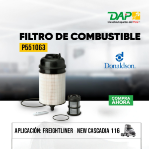 Filtro de combustible Freightliner